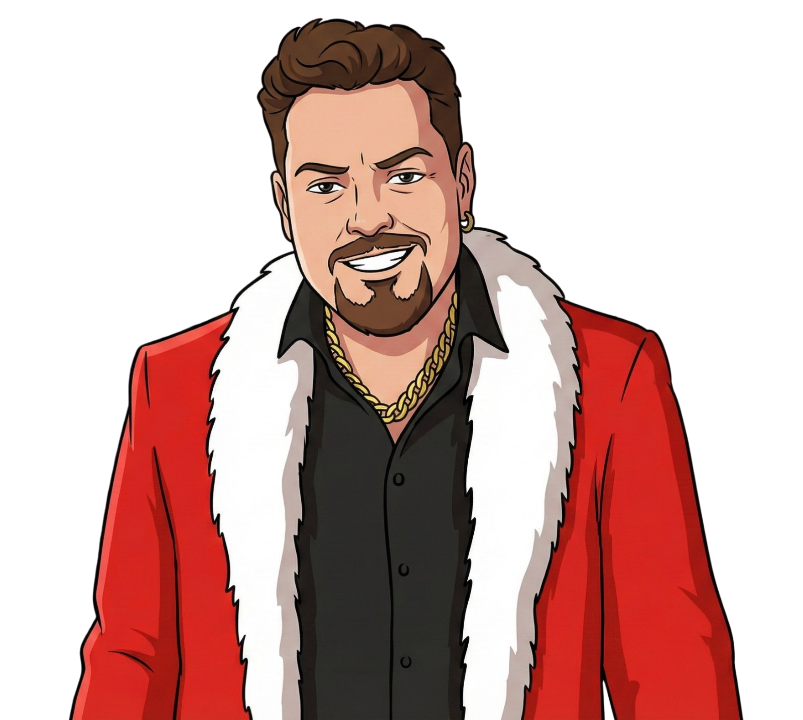 PulseChain Christmas Santa portrait