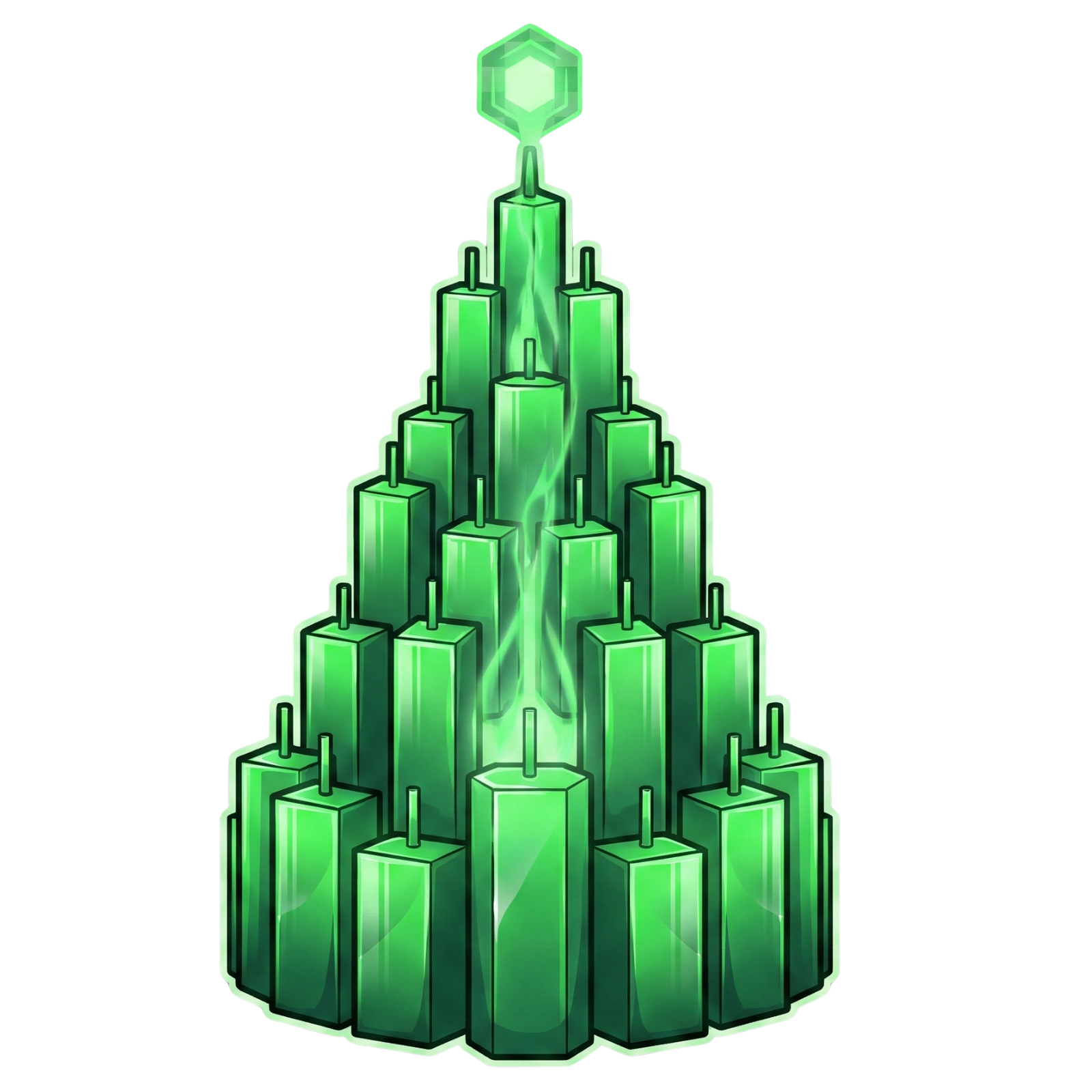 PulseChain Christmas Santa in a luxury car scene